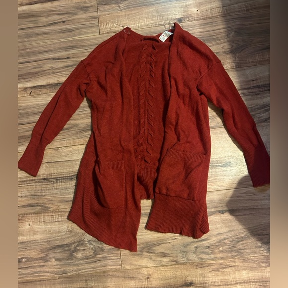 Tops - Burnt orange cardigan